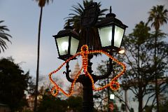 03-6 Christmas Bell Lights On A Lamppost At Salta Plaza 9 de Julio.jpg